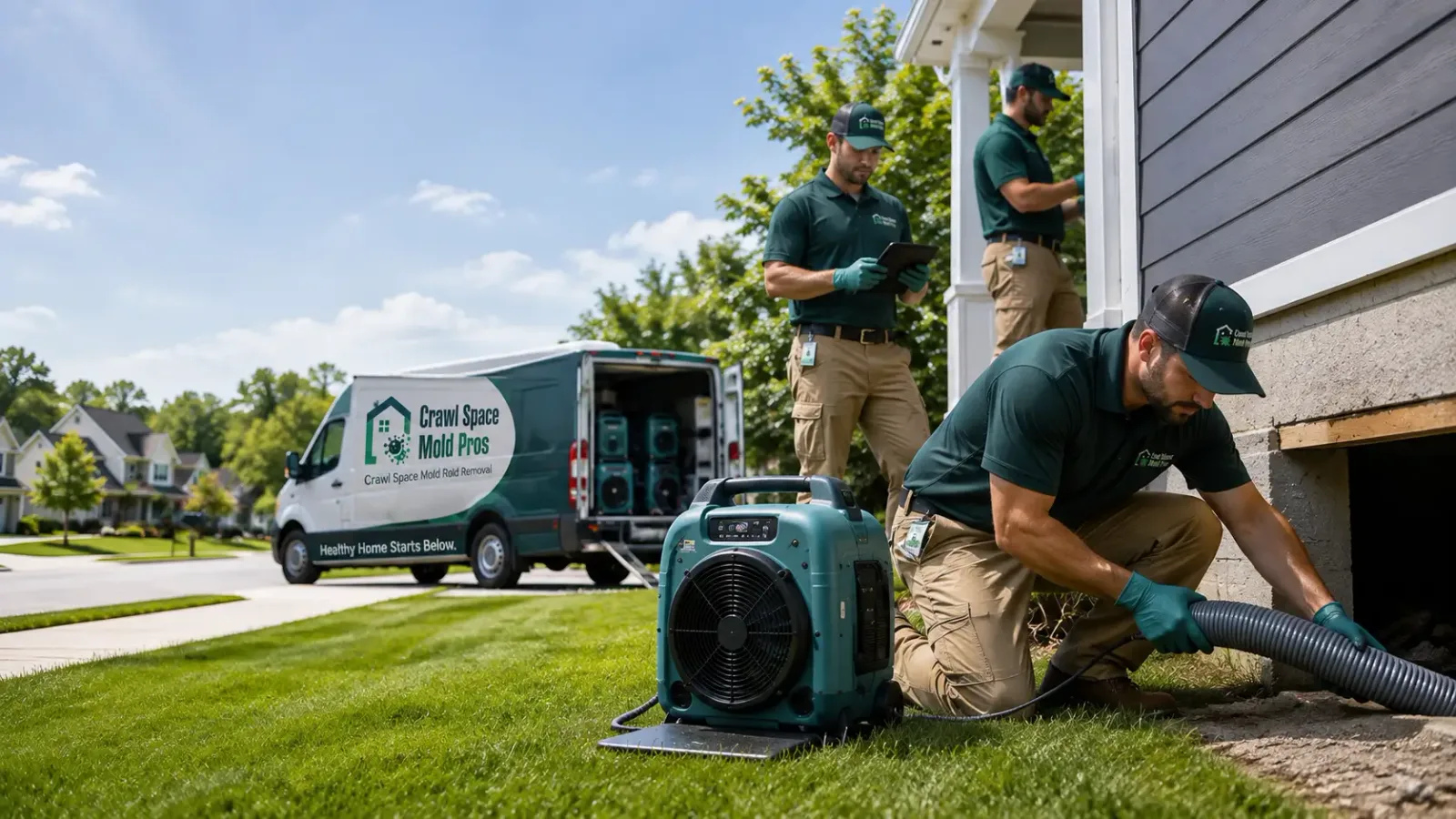 Crawl Space Mold Removal in Ambler, AK